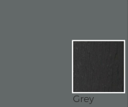 Grey color swatch for painted wood siding and trim, showcasing texture and appearance for shed construction options.