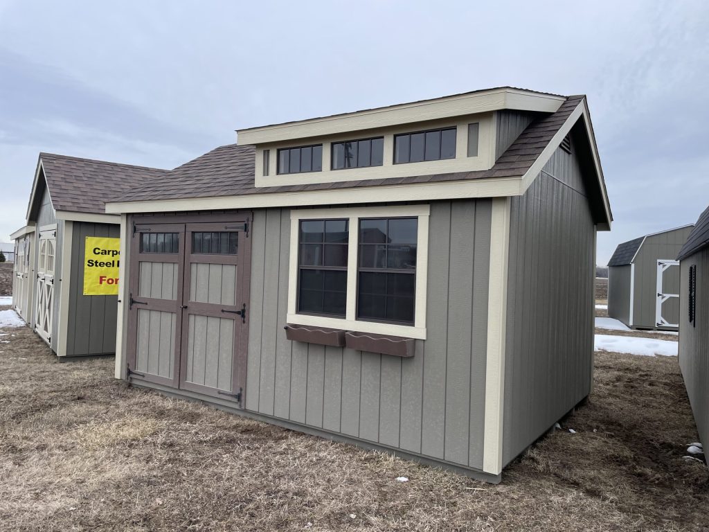 12×16 Cape Cod shed