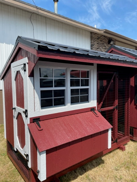 4x8 Combination Chicken Coop