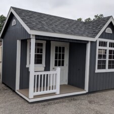 Chalet w_nook porch Portable-Sheds