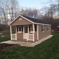 Deluxe Cottage Shed with 4' Porch