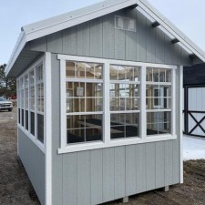 8X12 Greenhouse back