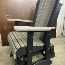 2′ ADIRONDACK GLIDER Costal Gray and Black