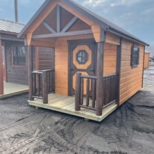 8×12 with 4 ft porch Cabin Series