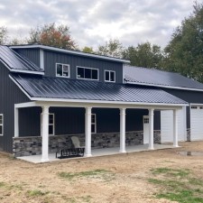 a newly-constructed custom home