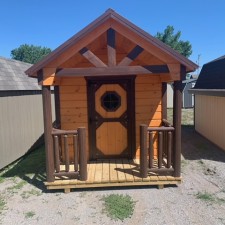 8×12 with 4 ft porch Cabin Series